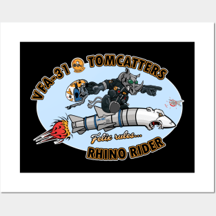 Tomcatters Rhino Nose Art Posters and Art